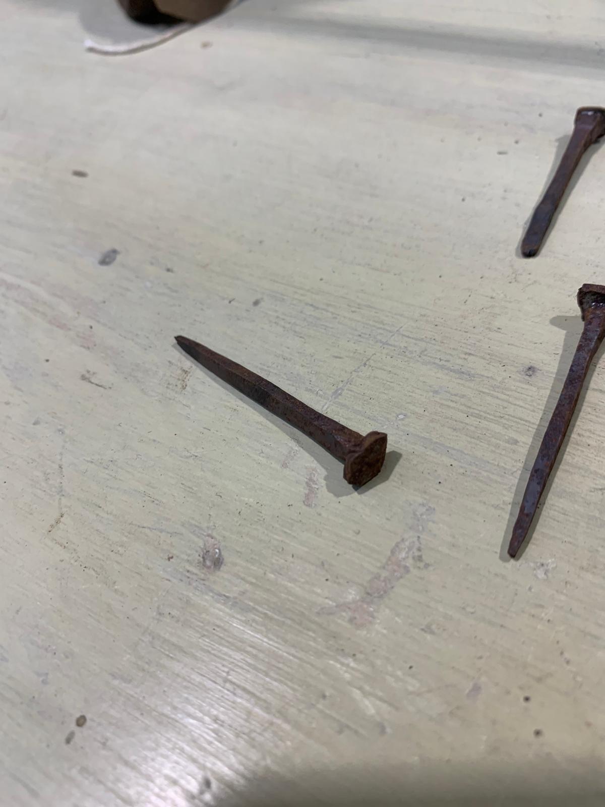 Blacksmith Made Nails set of 10