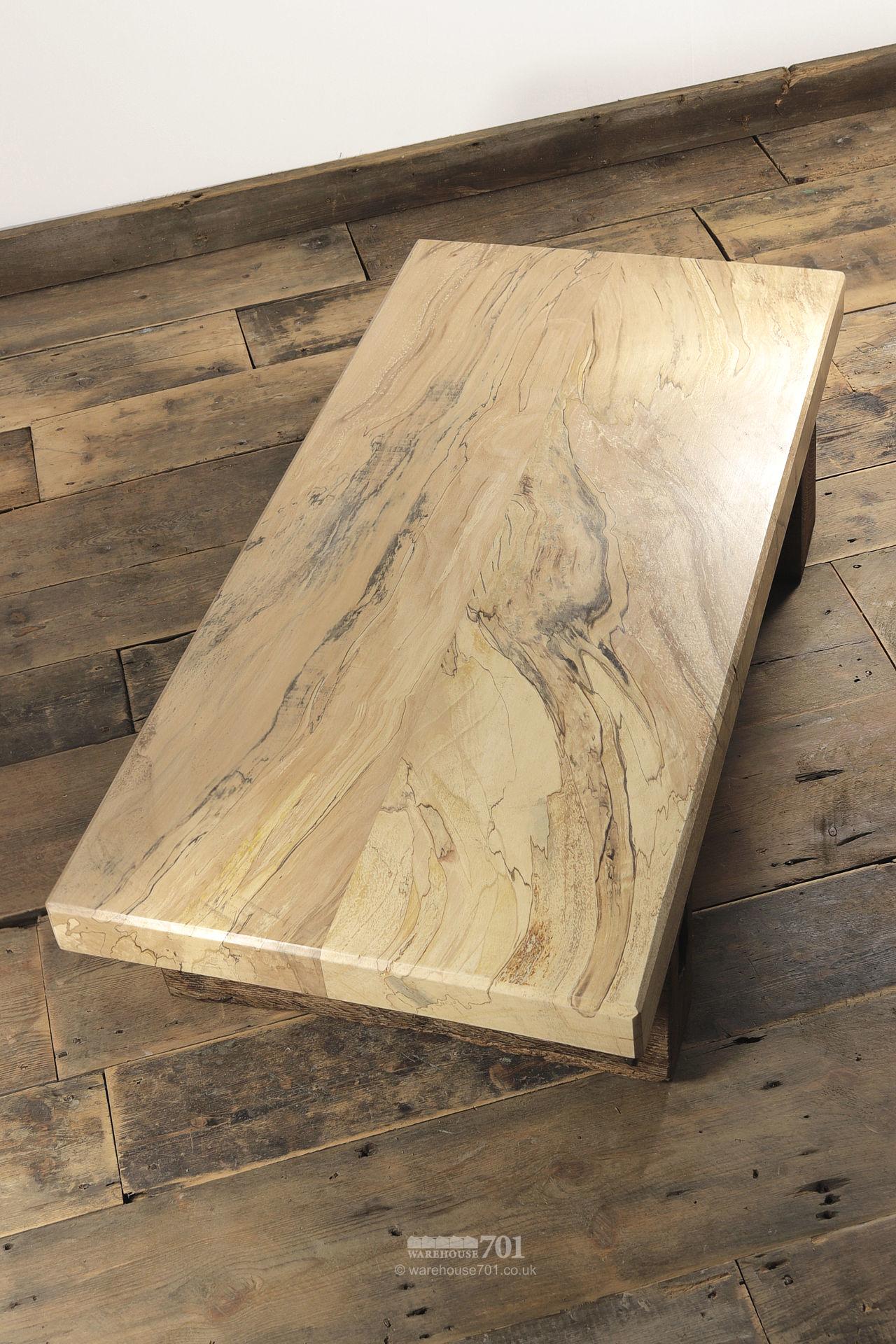 Hand-Made Spalted Beech Coffee Table #1