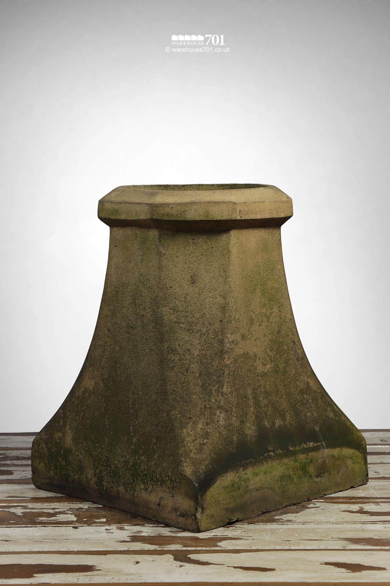 Reclaimed Octagonal Halifax Buff Chimney Pot #2