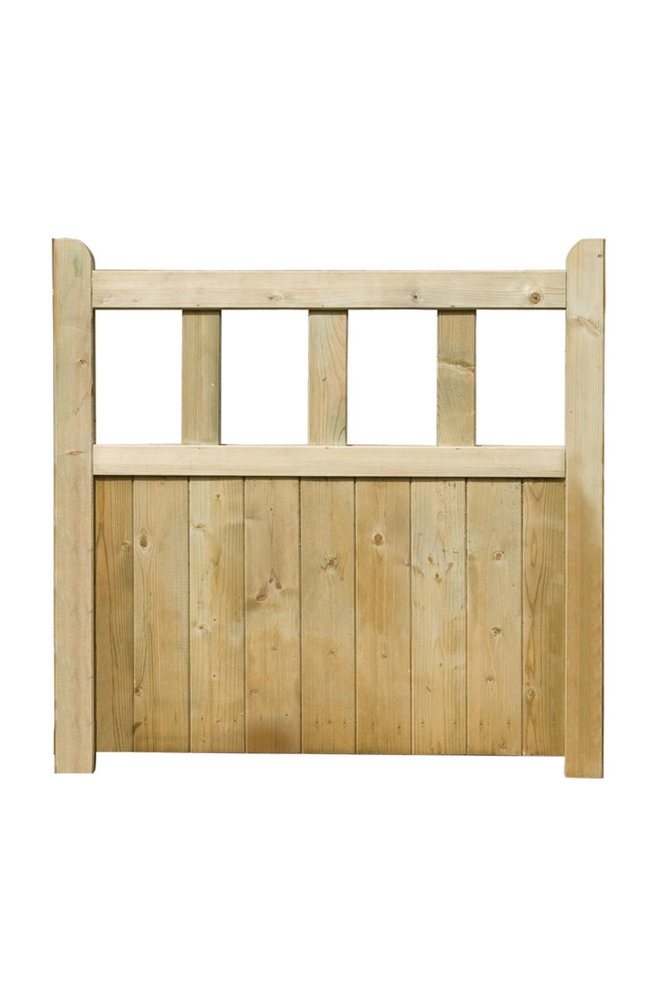 Solid Wood Infill Path Gate