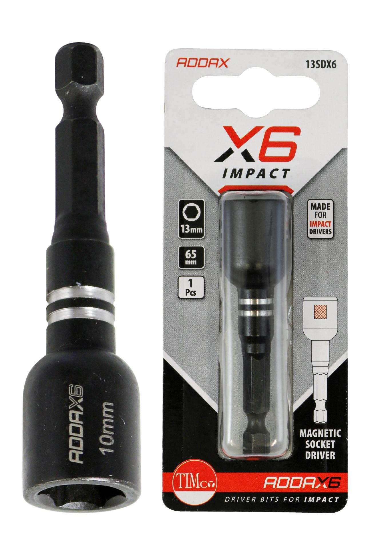 Addax X6 Impact Magnetic Socket Driver