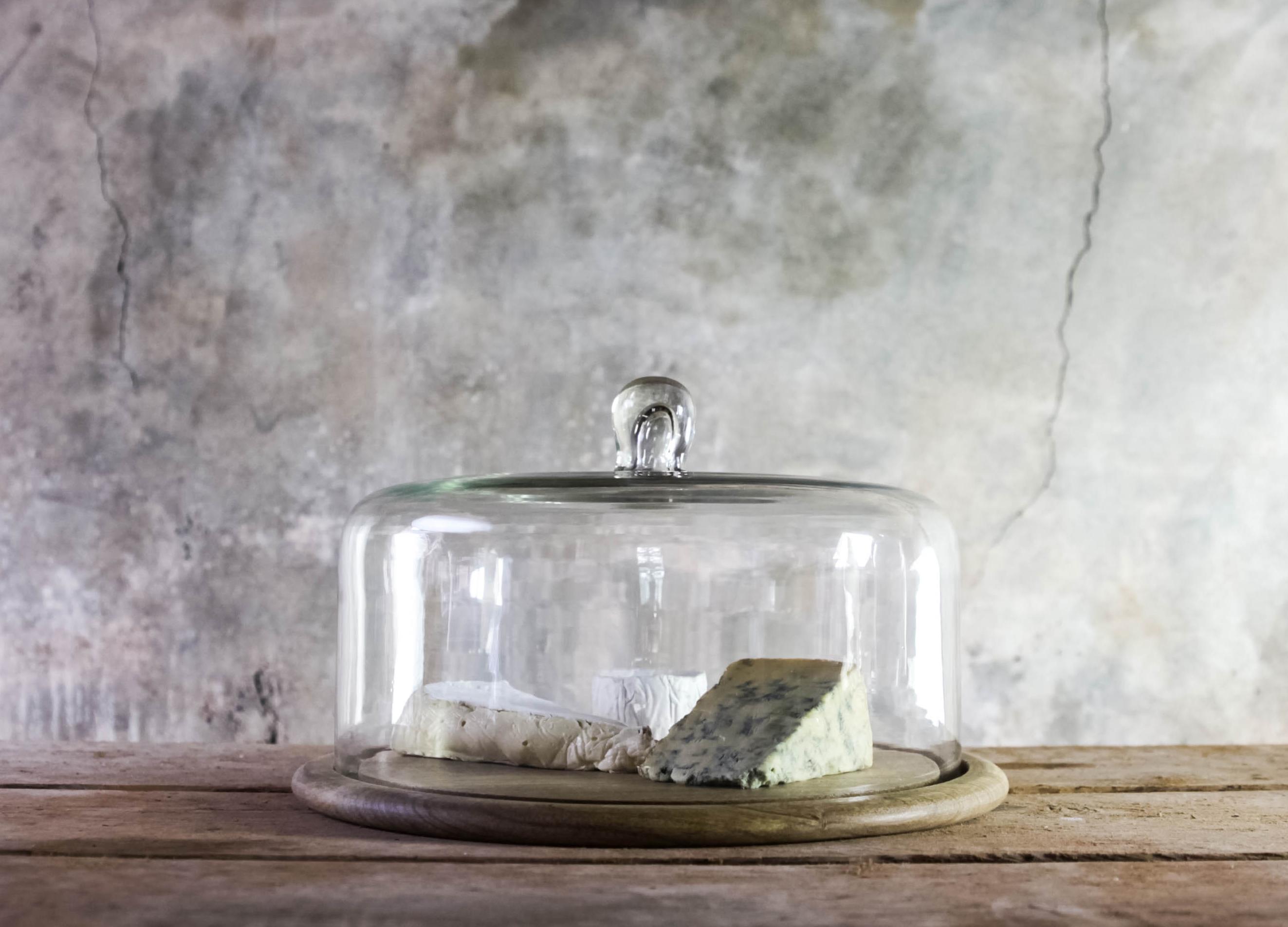 NEW Recycled Clear Glass Cake Dome