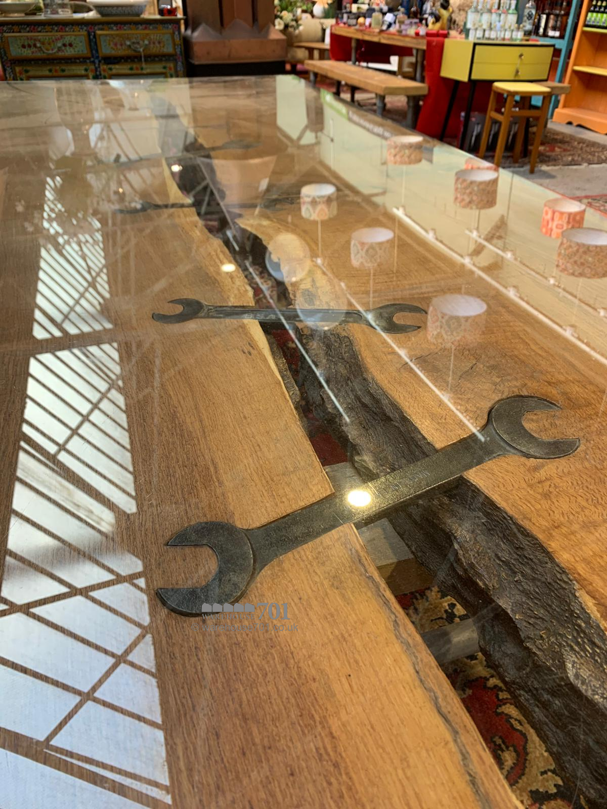 701 Original solid oak with British Small Arms Company spanners