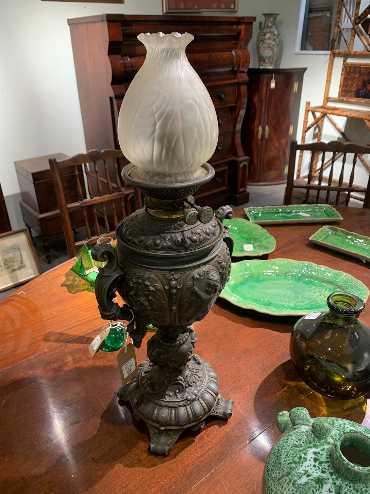 Oil lamp metal (CONVERTED TO ELECTRIC)  (UNTESTED)