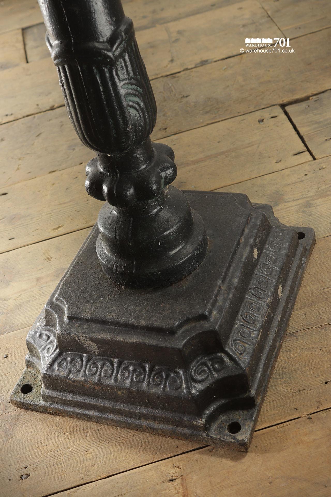 Salvaged Cast Iron Letterbox or Post Box on a Plinth #5