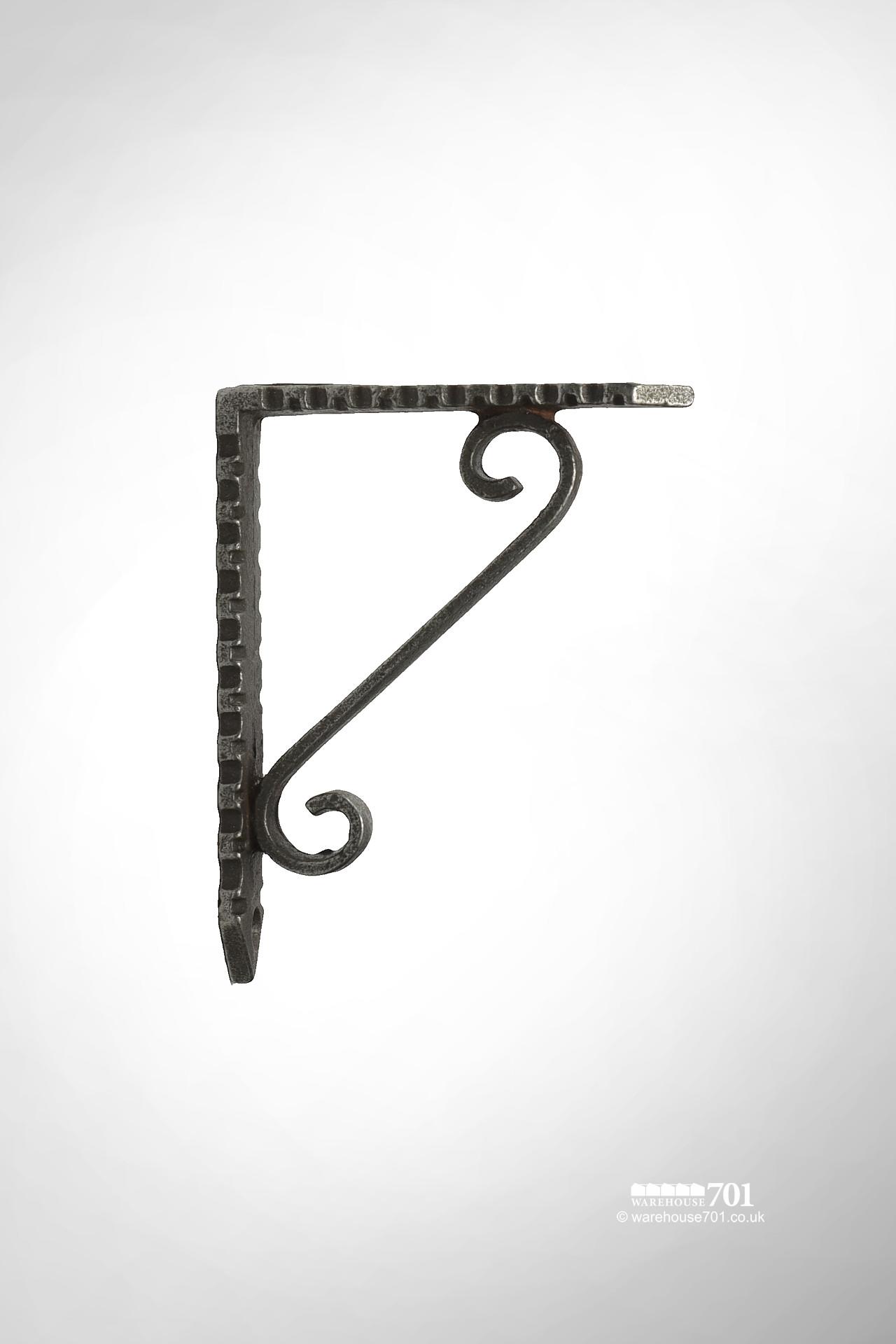 New Cast Iron Shelf or Wall Bracket with a Gothic Scroll Design #2