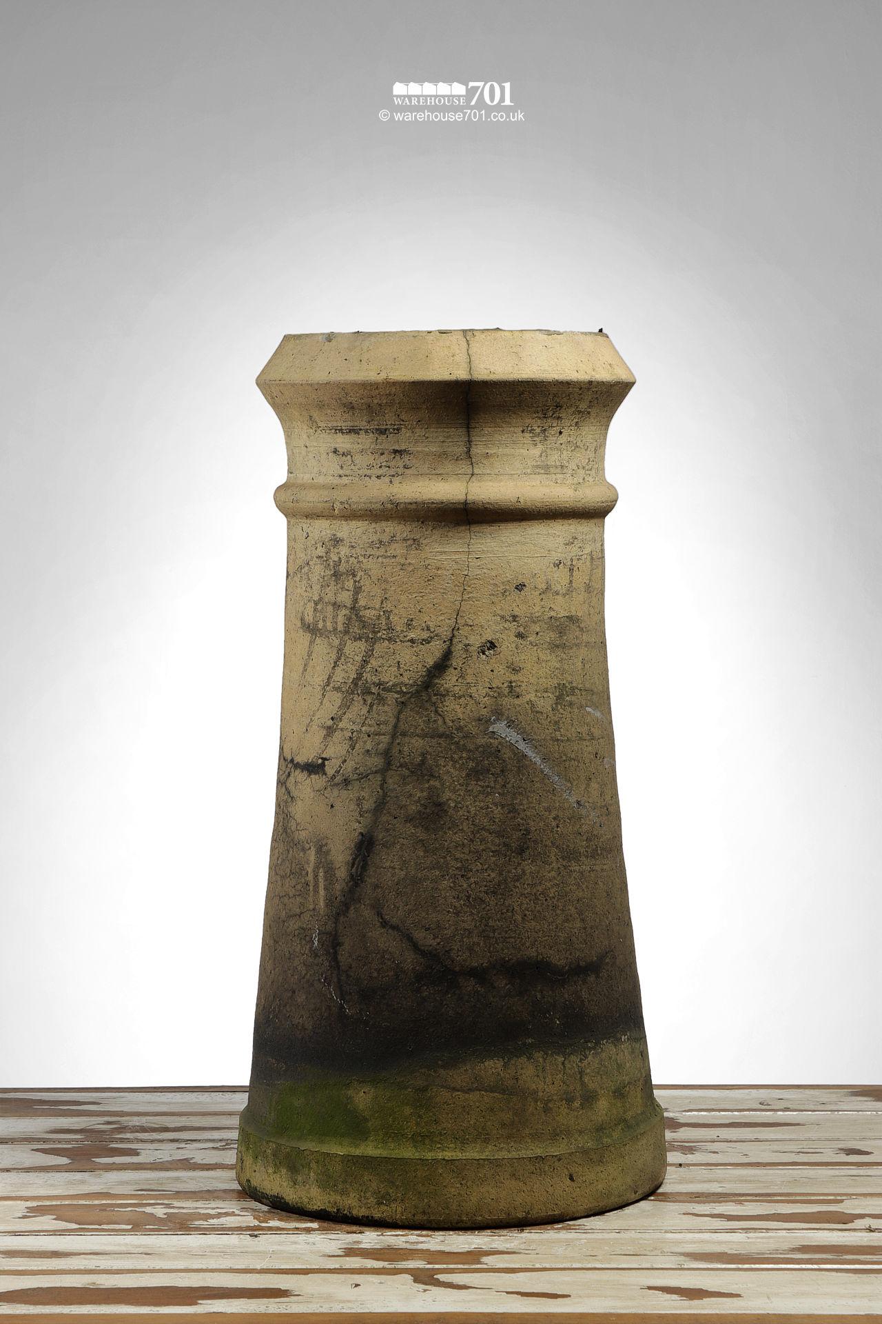 Salvaged Buff Colour Tapered Canon Chimney Pot #2
