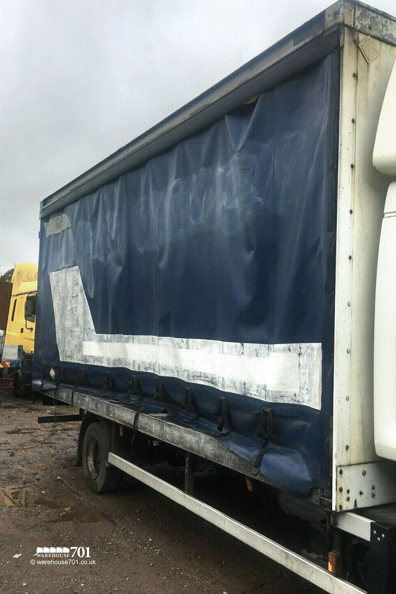 Salvaged 20ft Curtain Side Lorry Body/Container Storage