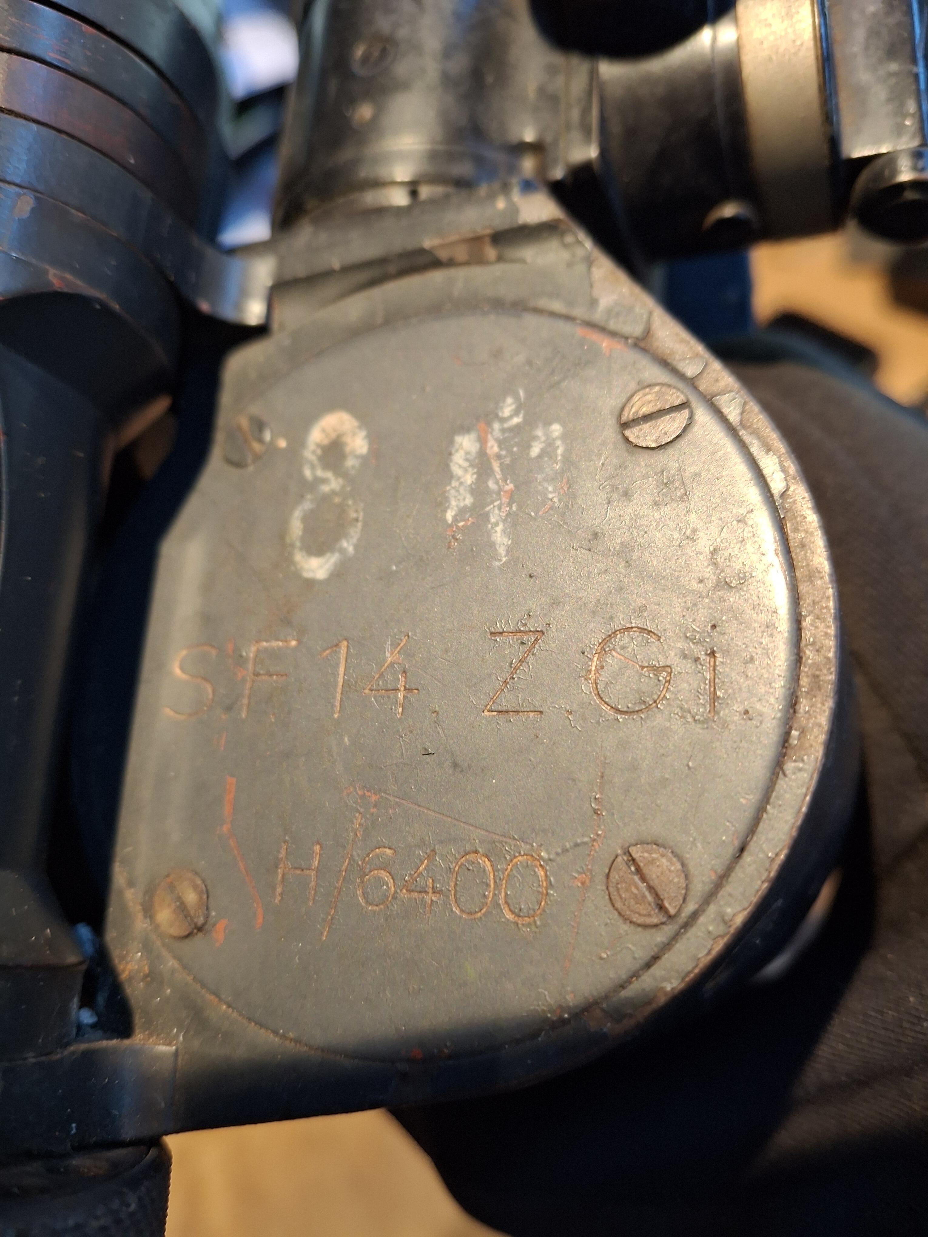 German S.F.14.Z.Gi Western Front Rabbit Ear Periscope Binoculars