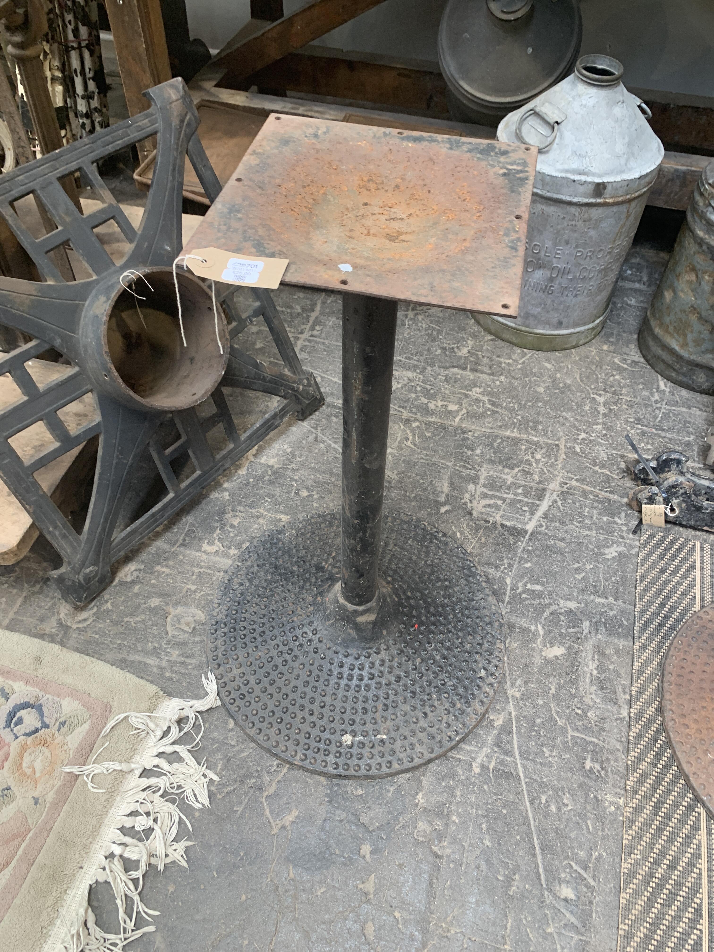 Reclaimed Metal Stand - Industrial Charm