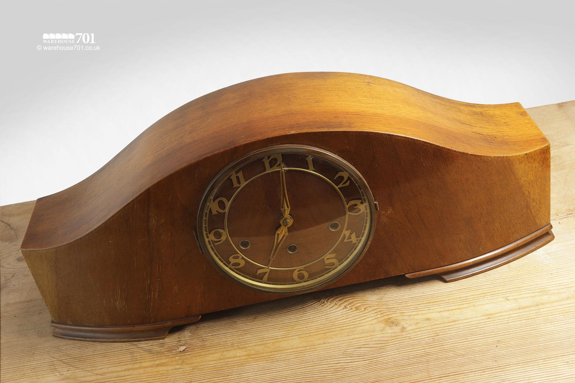 Elegant Art Deco 1930s/1940s Mantel Clock #4