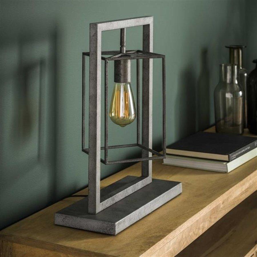 Industrial Table Lamp Single Cube #2