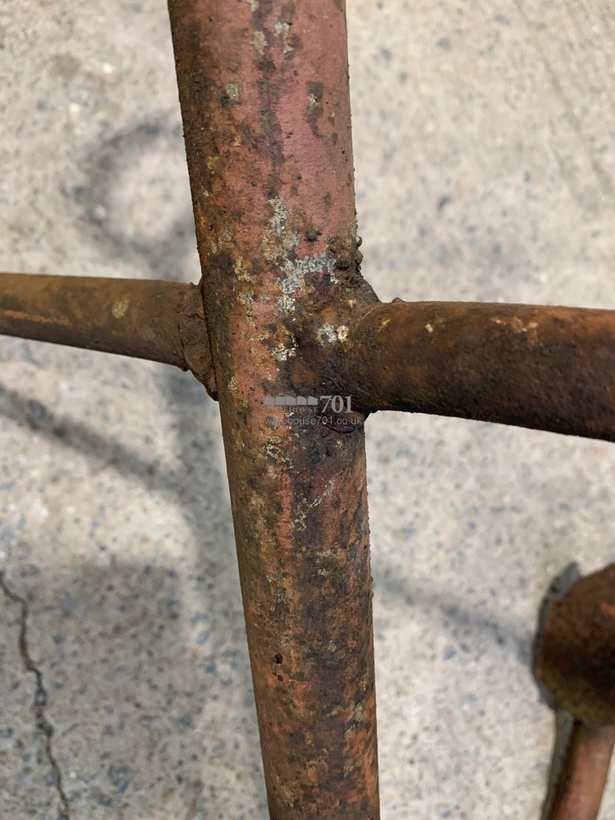 Vintage wrought iron ship's anchor