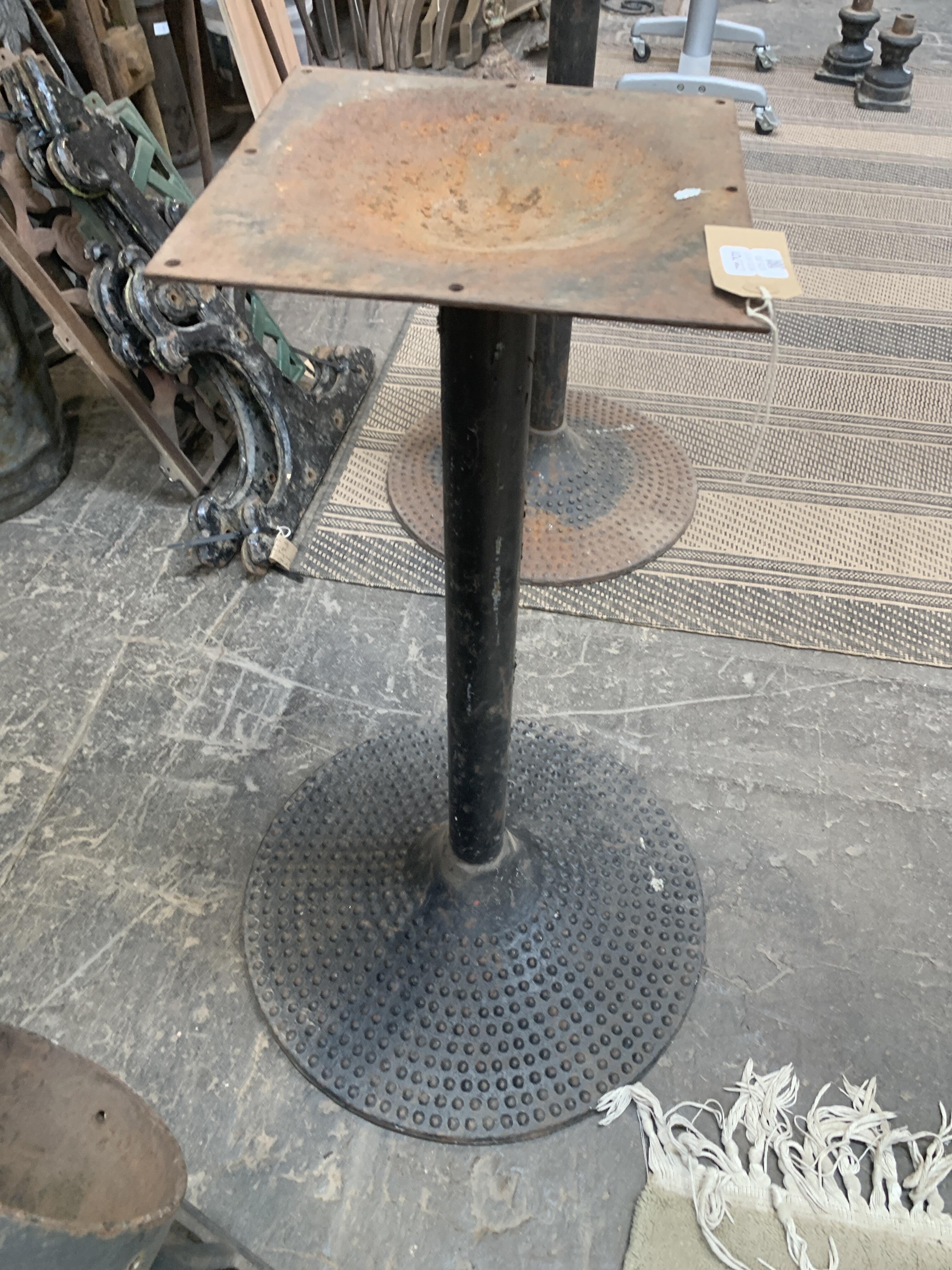 Reclaimed Metal Stand - Industrial Charm