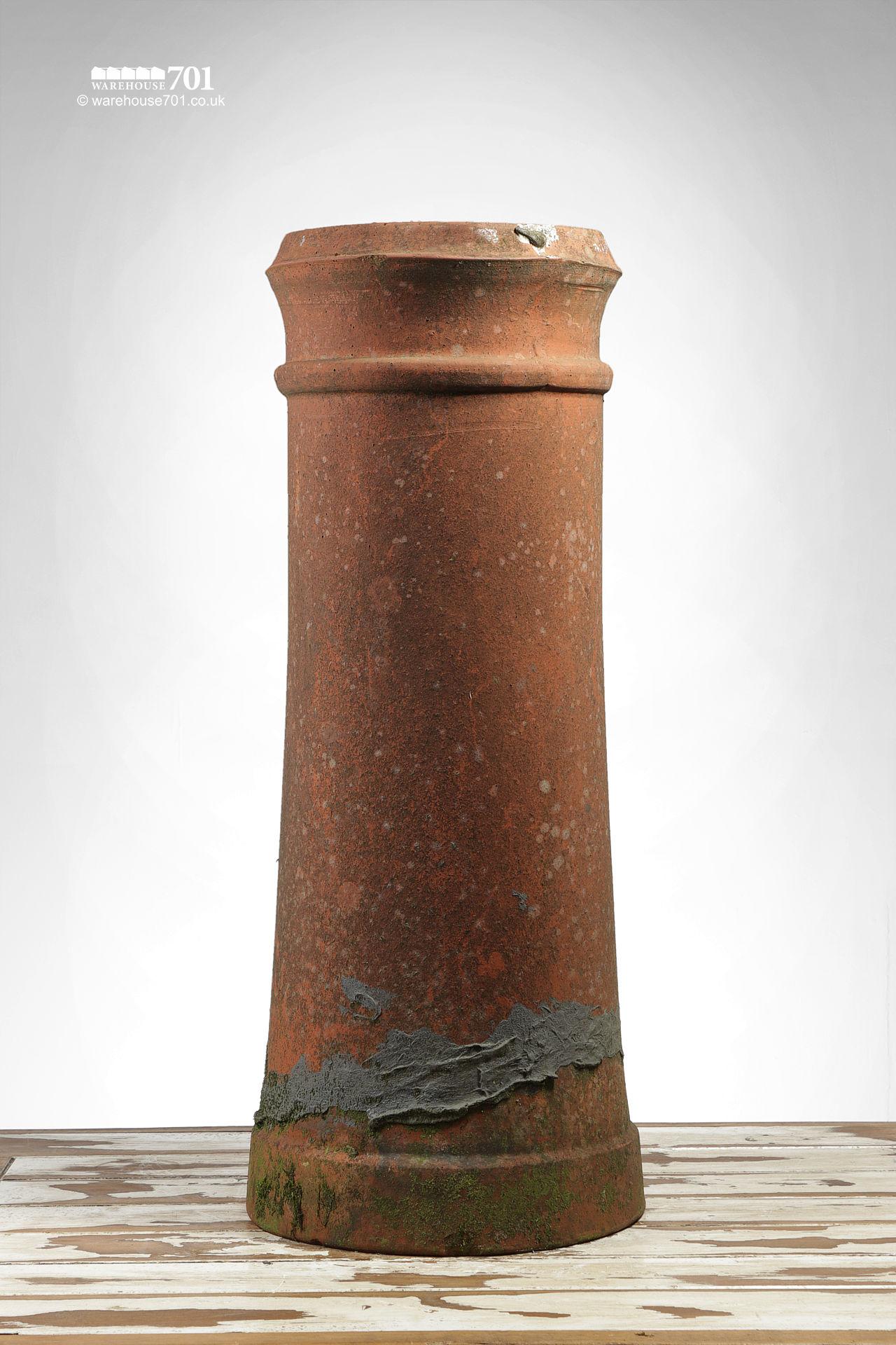 Terracotta Tapered Cannon Style Chimney Pot #1