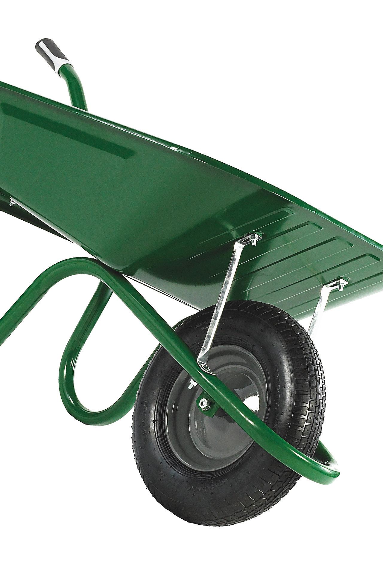 Haemmerlin Original Green Metal 90L Pneumatic Wheel Wheelbarrow #1
