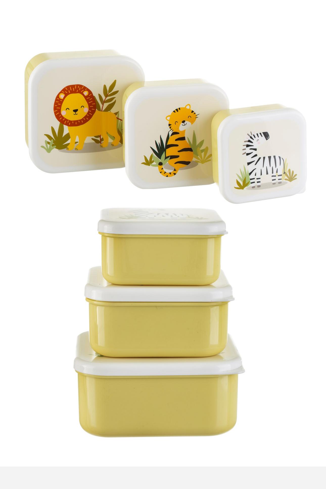 New Wipe Clean Savannah Safari Lunch Boxes - Set of 3 #2