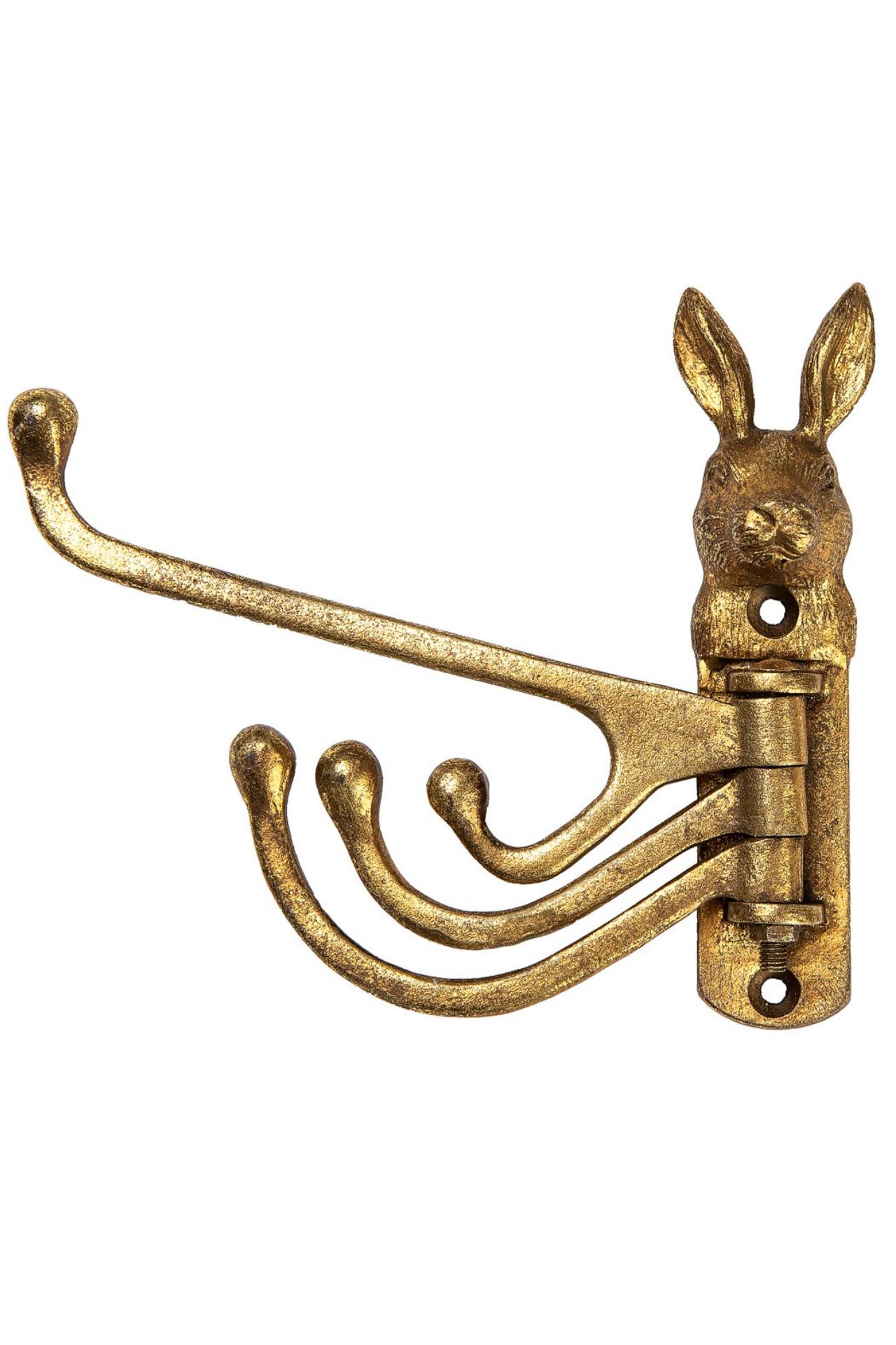 Metal hook - Gold-coloured/Bunny - Home All