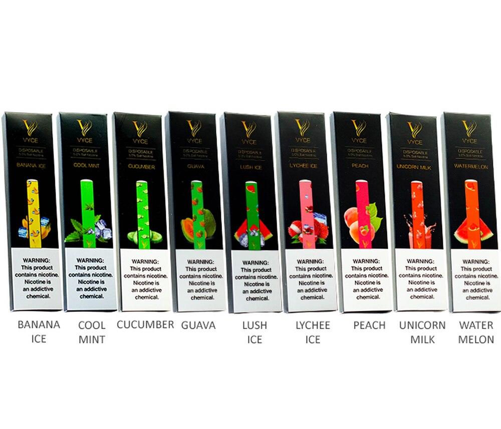 Vyce Disposable E-Cigs 5% All Flavors