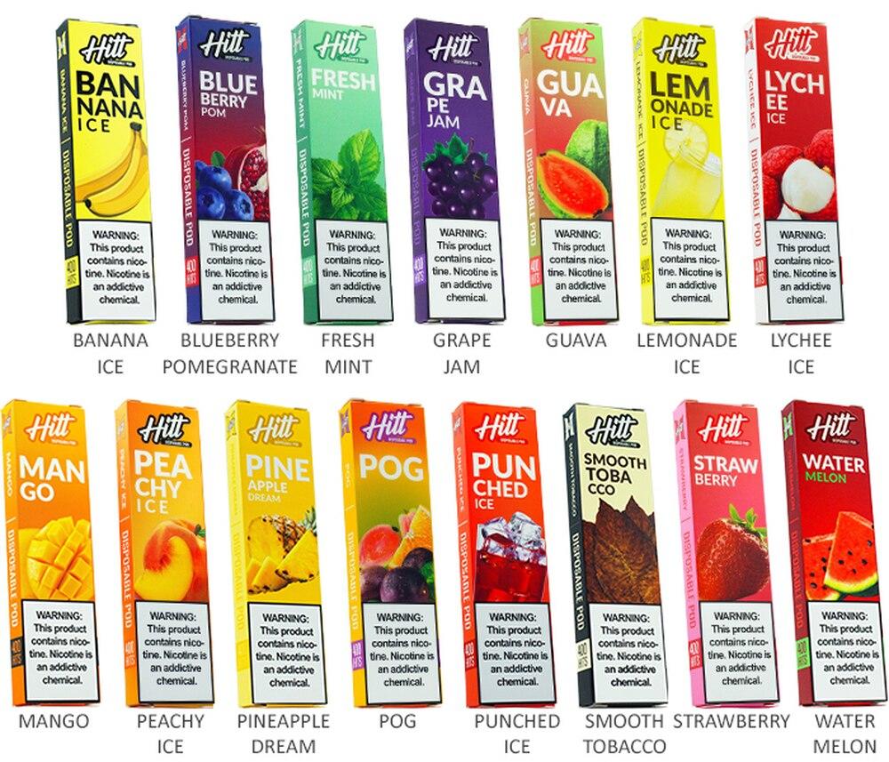 Hitt Go Disposable E-Cigs (10-Pack) All Flavors
