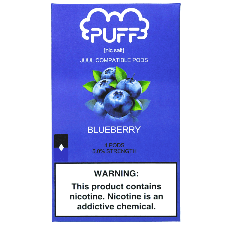 Puff Pods Blueberry 5% - Juul Compatible Pods 4pcs. 