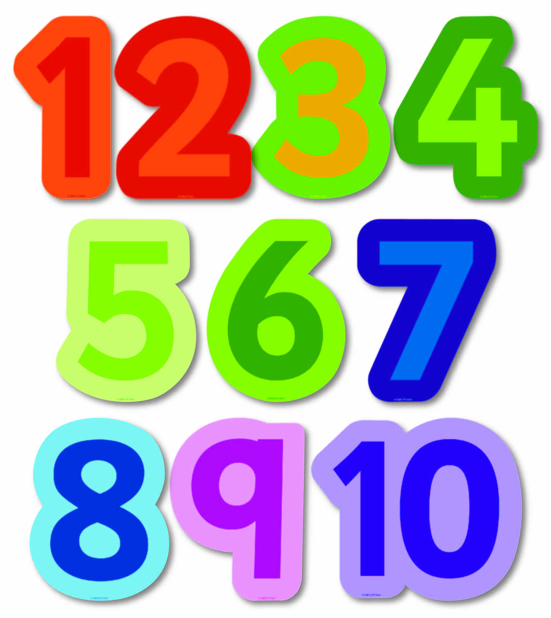 Megasize Cut-out Numbers