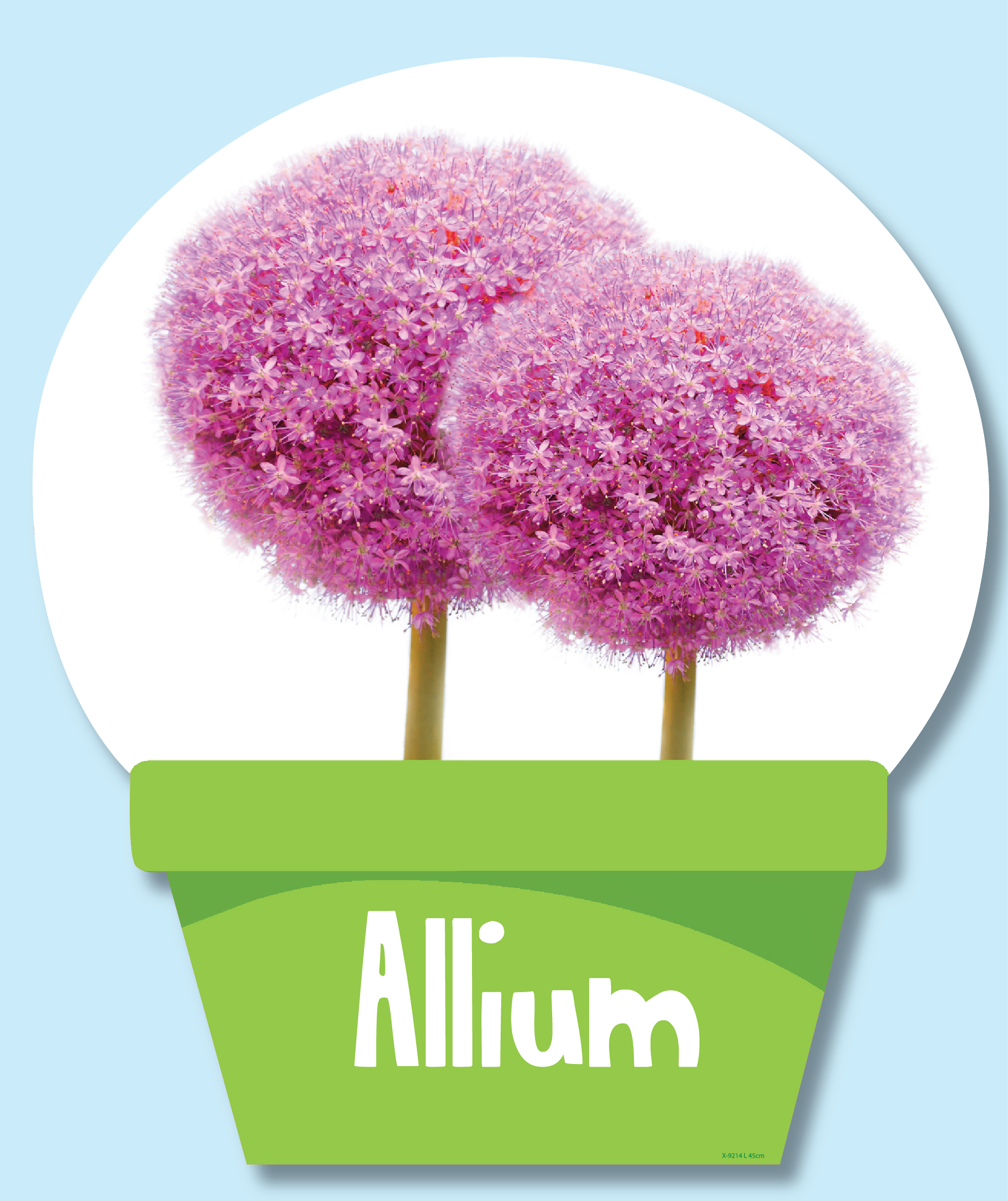 Set of 14 Flower Pot Signs