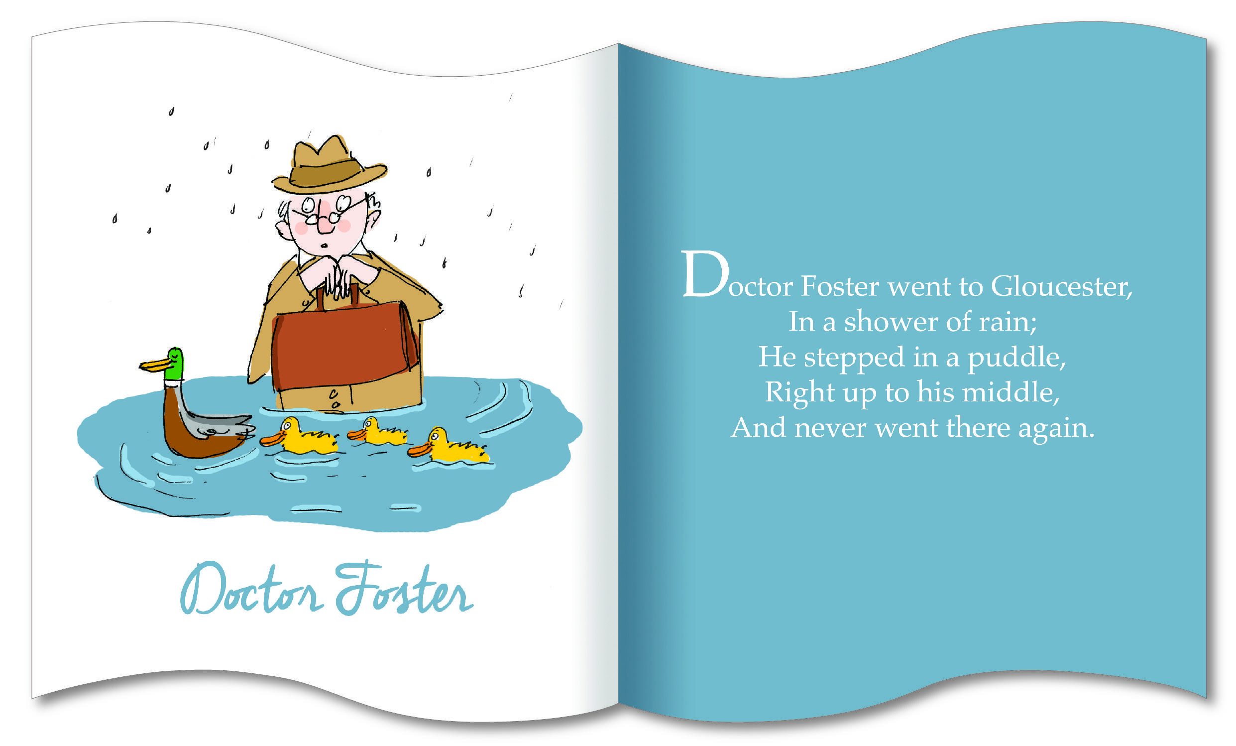 Set 1 of 7 Nursery Rhyme Signs