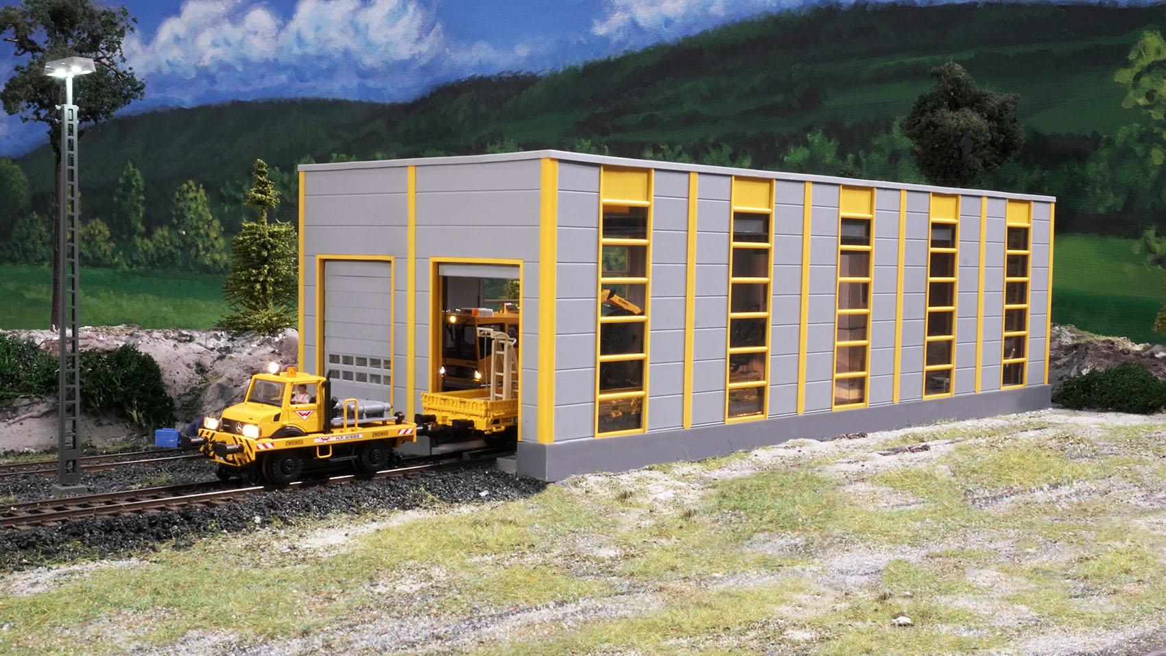 Kibri 39252 Modern Railway Maintenance shed