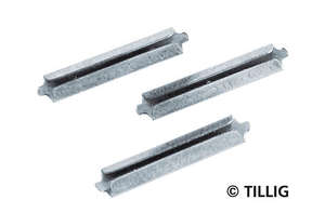Tillig 86102 25 bright nickel silver rail connectors