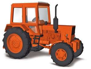 Busch 51301 Orange Belarus MTS 82 Tractor