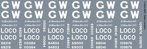 Railtec 4mm-4555 4mm GWR (1920-1936) Loco coal wagons