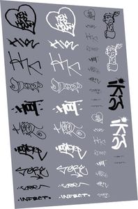 RAILTEC 4mm-8956 Graffiti: tags pack #6