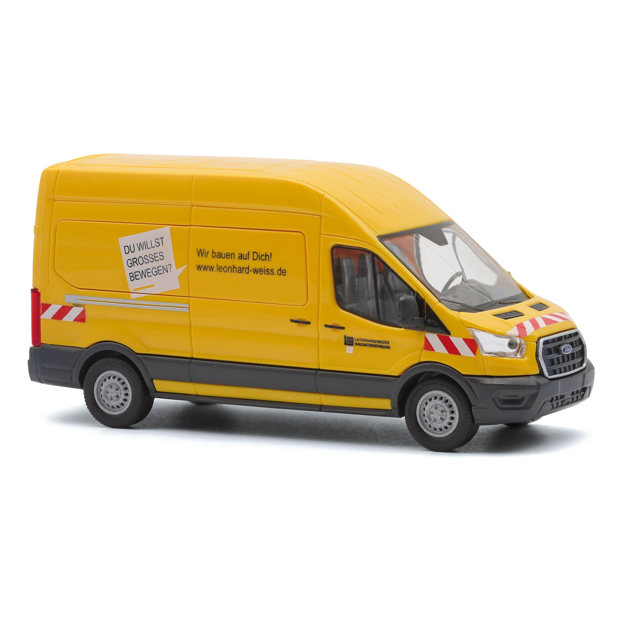 Busch 54516 Ford Transit Custom, Leonhard White