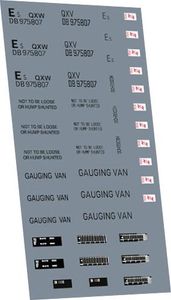 Railtec 2-2807 DB975807 "Hedgehog" QXV/QXW structure gauging van