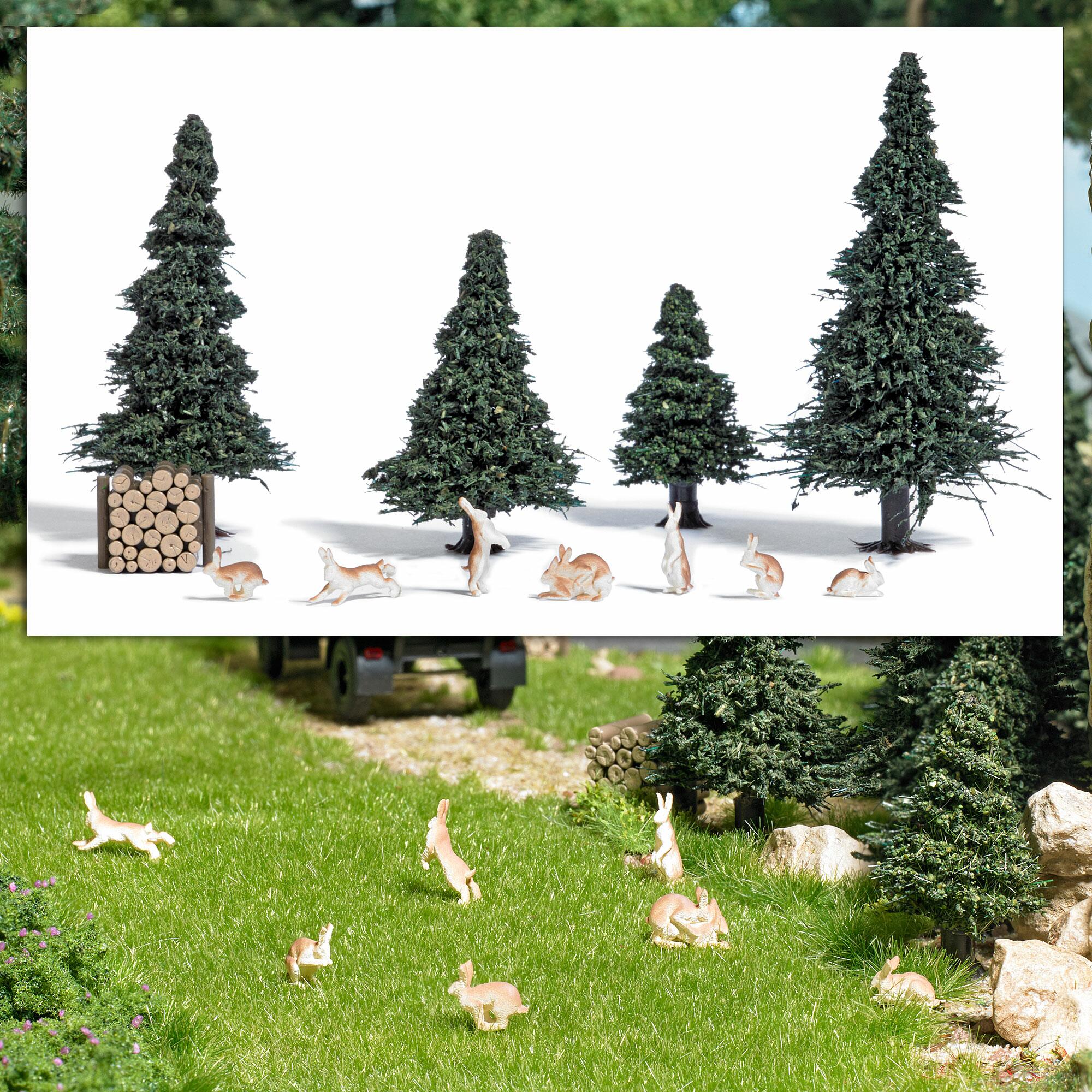 Busch 7986 Hares/Rabbits