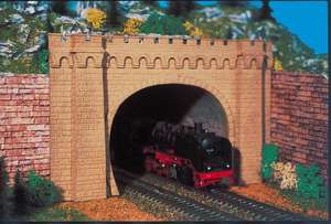 Vollmer 42506 HO Double track portal Moseltal - Pack of 2