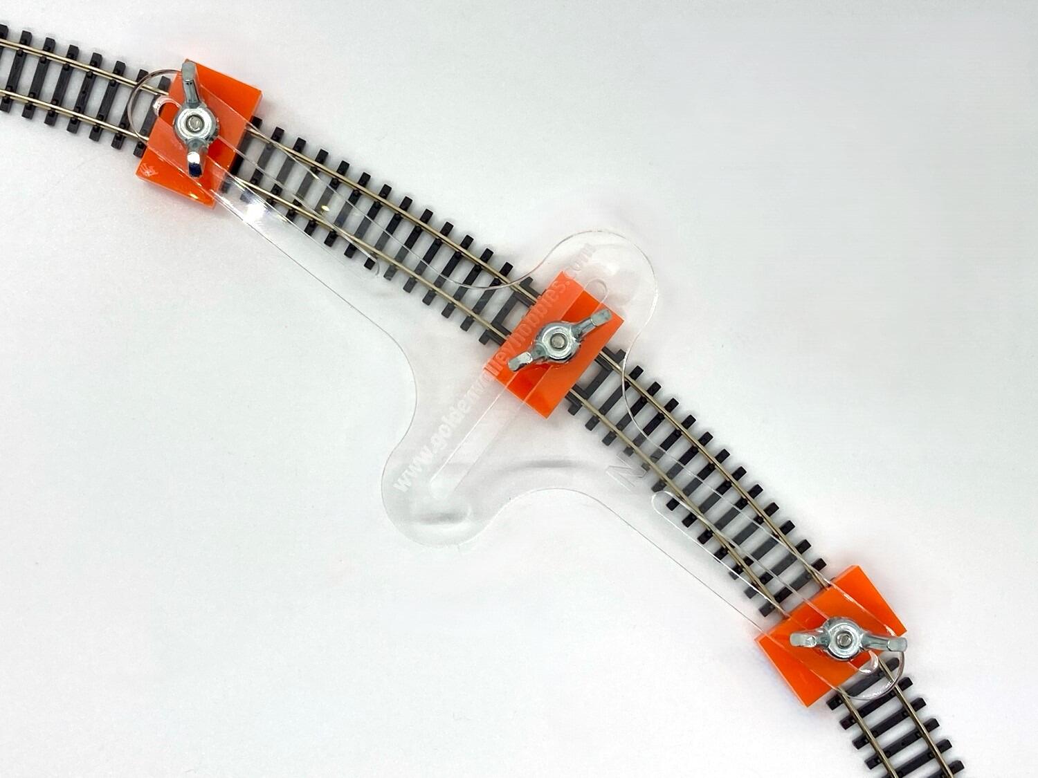 Golden Valley Hobbies GVFTN Flexible Track Holding Tool - Pack of 2