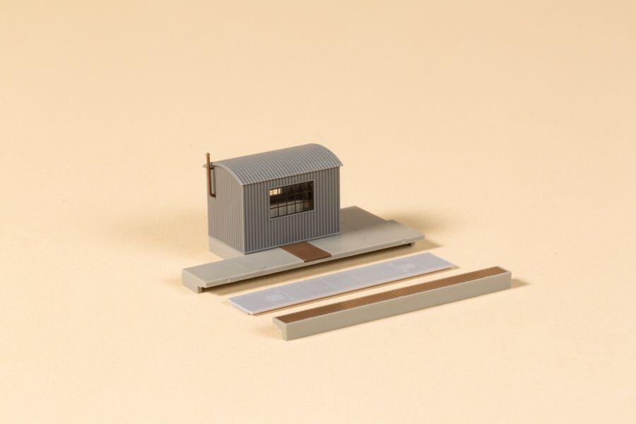 Auhagen 14487 Rail scale with weighing house
