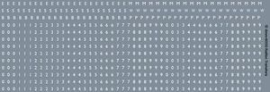 Railtec 4mm-6000 4mm Early BR single wagon number sheet incl prefixes
