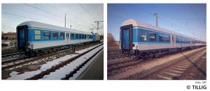TILLIG 01099 Passenger coach set of the Gesellschaft für Fahrzeugtechnik mbH