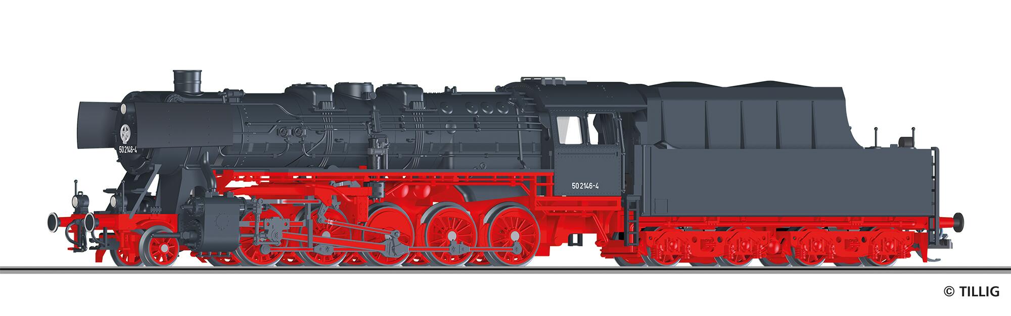 TILLIG 92655 Steam locomotive of the DR with Sound