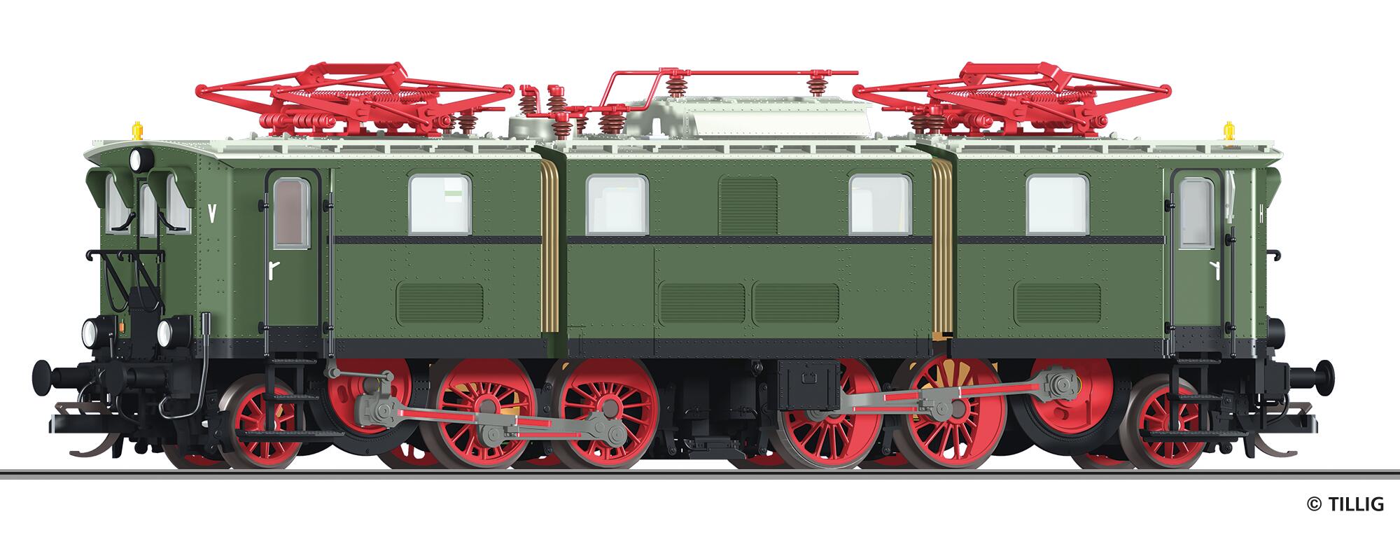 TILLIG 96404 Electric locomotive E 77 10, Museum locomotive