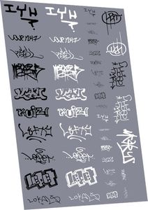RAILTEC 4mm-8957 Graffiti: tags pack #7