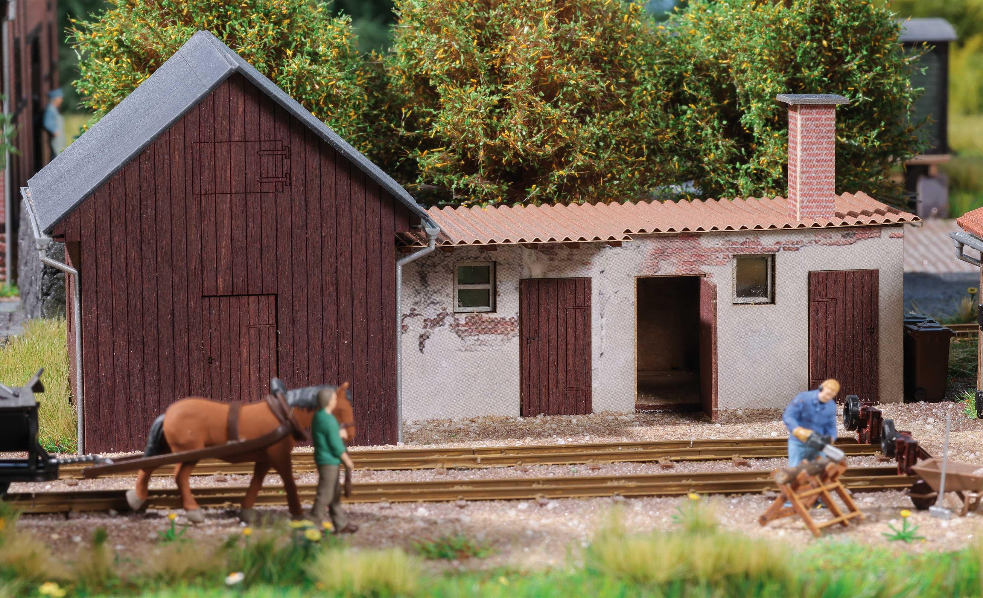 Busch 1929 Outbuildings / Sheds H0