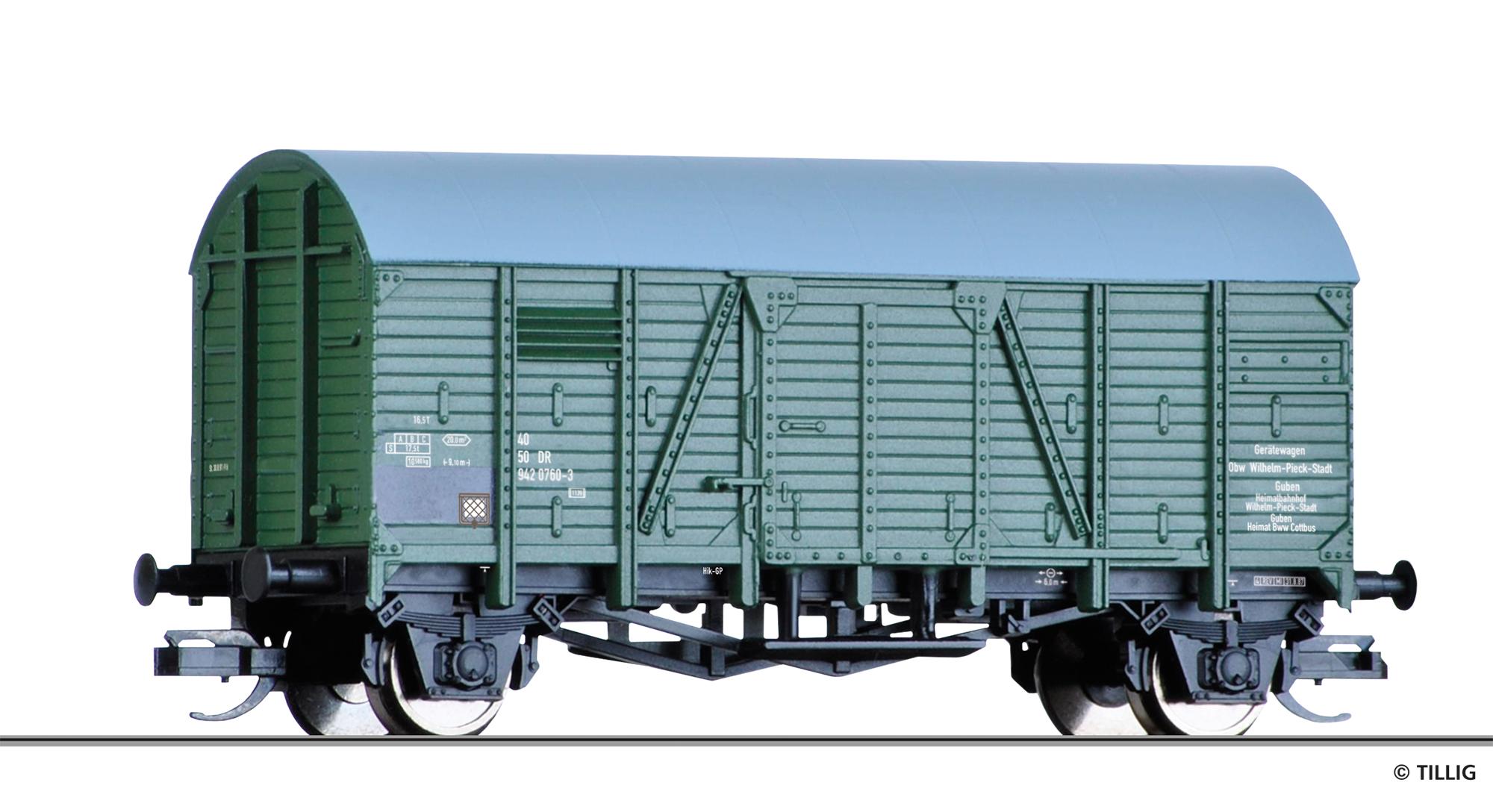Tillig 95233 Construction train equipment wagon of the DR