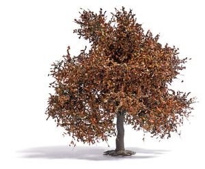Busch 3664 95mm Autumn small oak tree