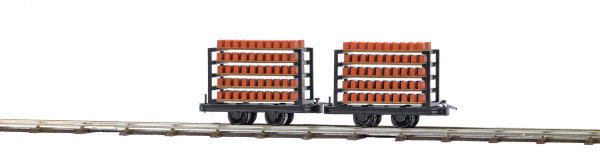 Busch 12203 2 Brick transport wagons