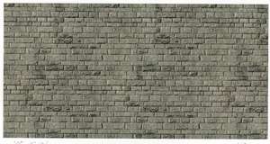 Vollmer 46052 Weathered granite stone wall embossed card sheet