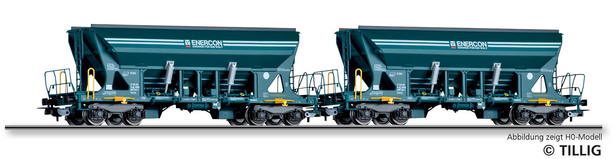 TILLIG 01113 Freight car set of the Enercon GmbH